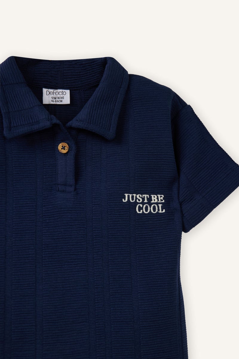 ديفاكتو طقم اولادي جبردين قصة عادية - قطعتين - Image 3